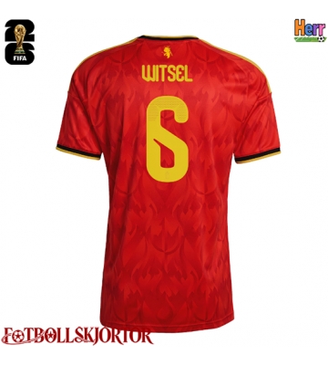 Belgien Axel Witsel #6 Hemmatröja VM 2026 Kortärmad